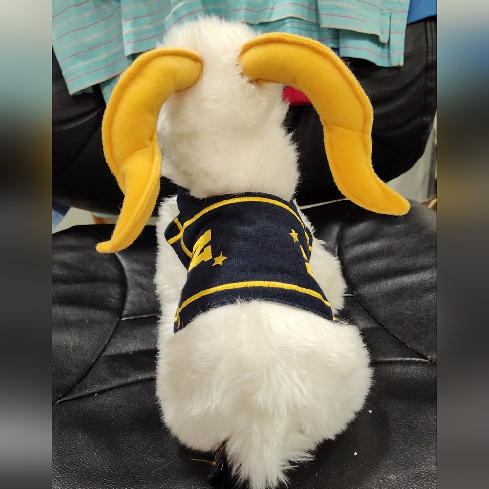 United States Naval Academy USNA Navy Midshipmen Bill the Goat Mascot Plush 1994 - Picture 3 of 8